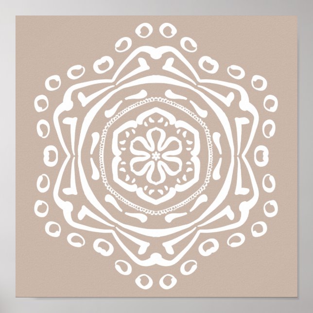 Wool Mandala Poster (Front)