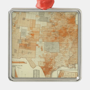 Wool Metal Tree Decoration