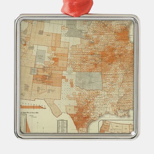 Wool Metal Tree Decoration (Front)