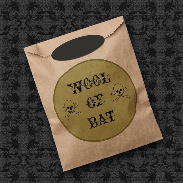 Wool Of Bat Witch's Potion Label Favour Bags (Creator Uploaded)