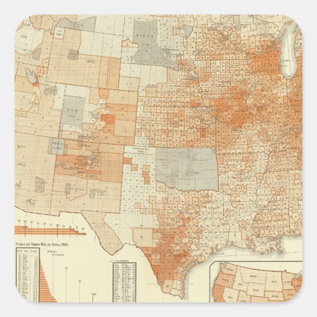 Wool Square Sticker (Front)