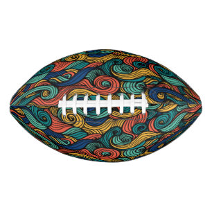 Wool Topped paisley American Football