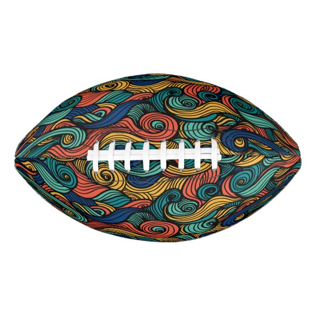 Wool Topped paisley      American Football (Front)