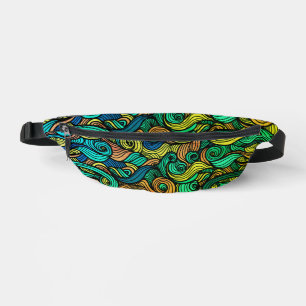 Wool Topped paisley Bum Bags