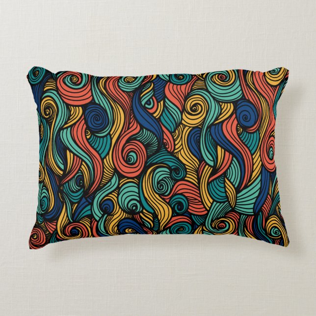 Wool Topped paisley      Decorative Cushion (Front)