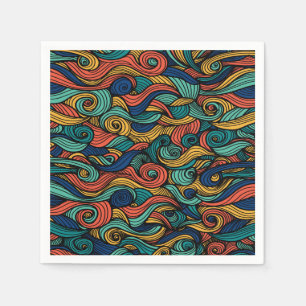 Wool Topped paisley      Napkin