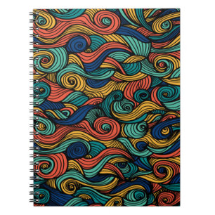 Wool Topped paisley      Notebook
