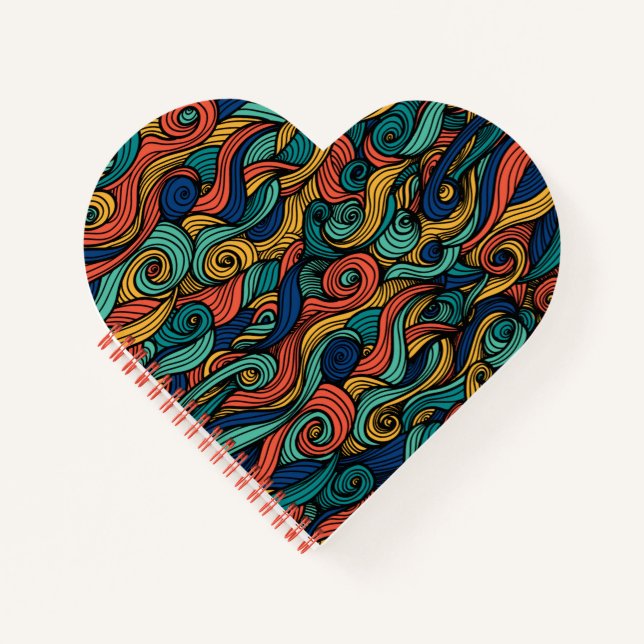 Wool Topped paisley      Notebook (Front)