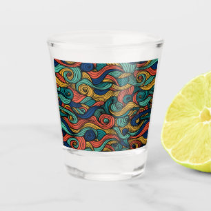 Wool Topped paisley      Shot Glass