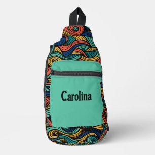 Wool Topped paisley      Sling Bag