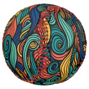 Wool Topped paisley Softball