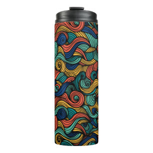 Wool Topped paisley      Thermal Tumbler