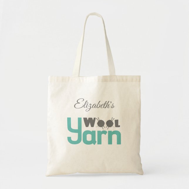 Wool Yarn Tote Bag (Front)