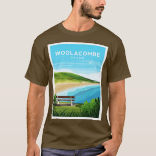 Woolacombe Beach Devon England T-Shirt