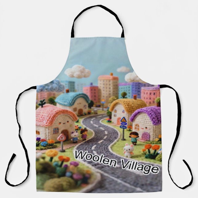 Woolen Village  Apron (Front)