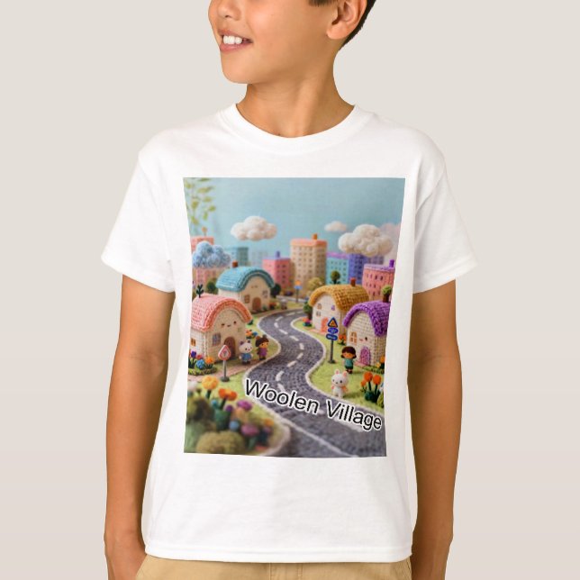 Woolen Village  T-Shirt (Front)