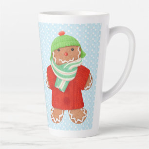 WOOLIE GINGERBREAD Tall Tapered Latte Mug