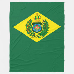 Woollen blanket Imperial Flag of Brazil