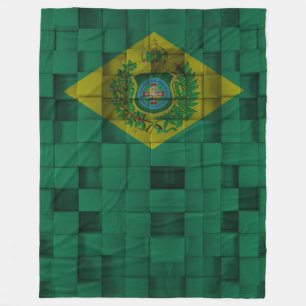 Woollen blanket Imperial Flag of Brazil