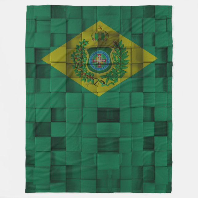 Woollen blanket Imperial Flag of Brazil (Front)