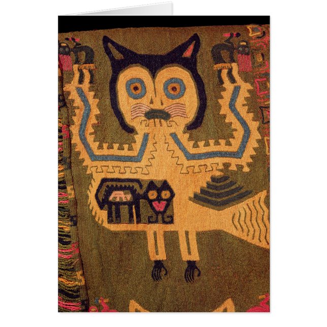 Woollen figure of a jaguar, Paracas Culture (Front)