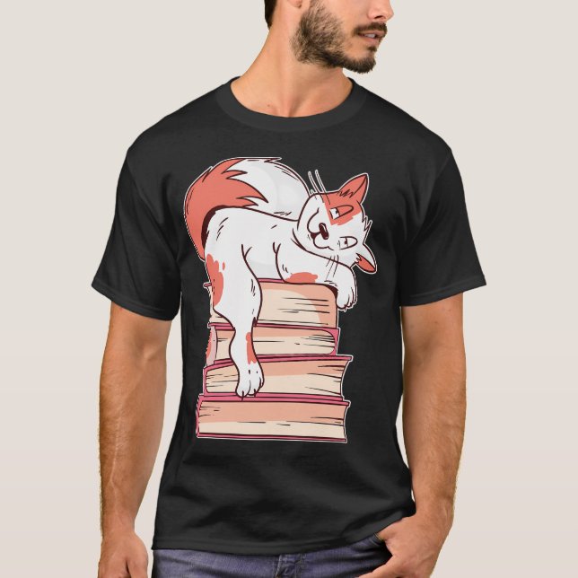 Woollen yarn with needles. T-Shirt (Front)