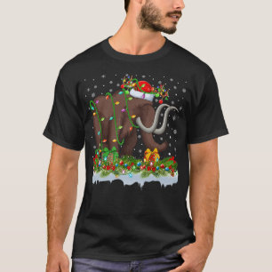 Woolly Animal Lover Matching Santa Lighting Woolly T-Shirt