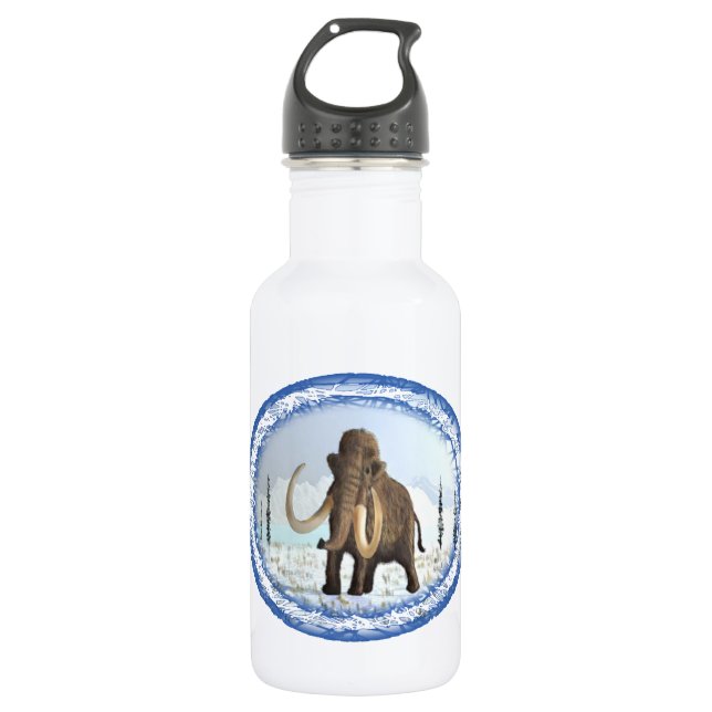 Woolly Mammoth 532 Ml Water Bottle (Front)