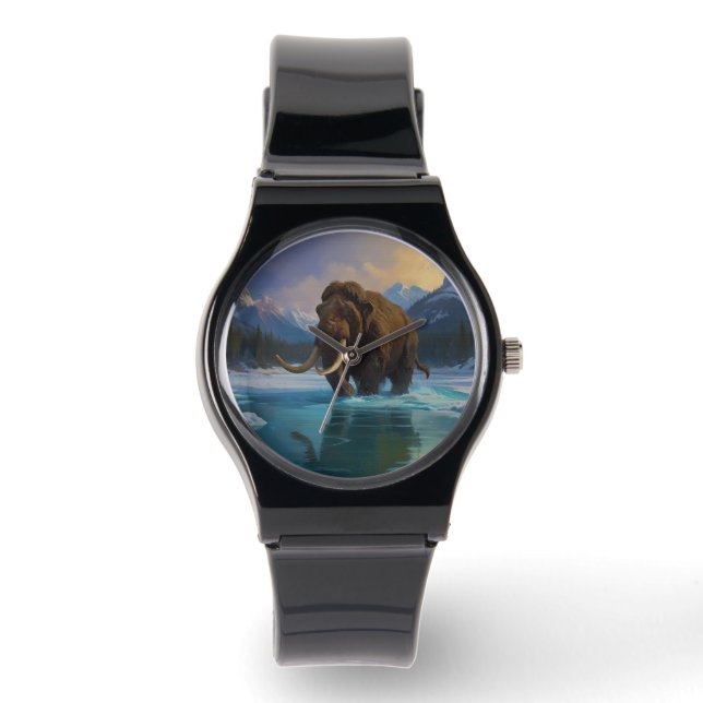 Woolly Mammoth and Rocky Mountains Watch (Front)