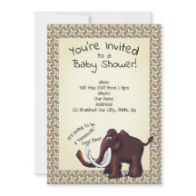 Woolly Mammoth Baby Shower