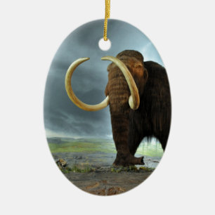 Woolly Mammoth Mod Destiny Ceramic Tree Decoration