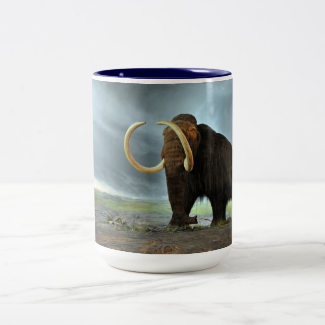 Woolly Mammoth Mod Destiny Two-Tone Coffee Mug (Center)