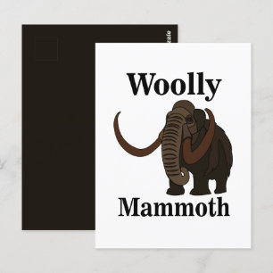 Woolly Mammoth  Postcard