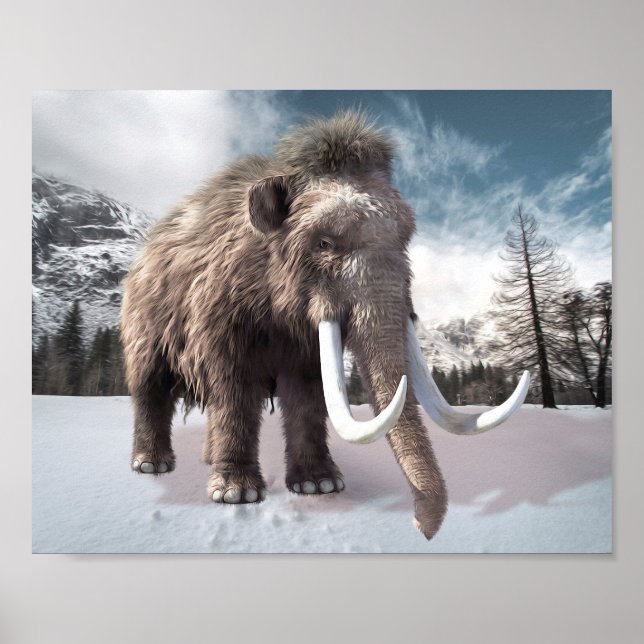 Woolly Mammoth Poster (Front)