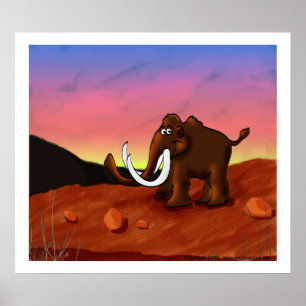 Woolly Mammoth Poster/Print Poster