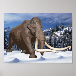 Woolly Mammoth Print