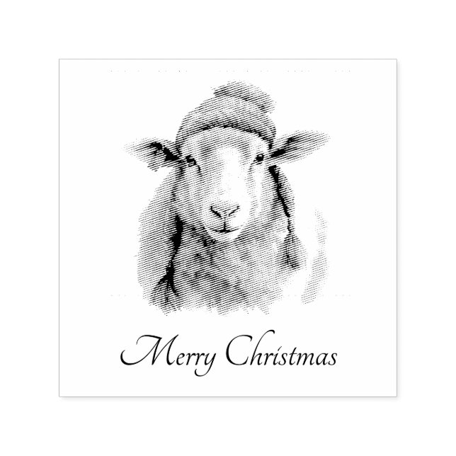 Woolly Wonderland, custom Self-inking Stamp (Design)