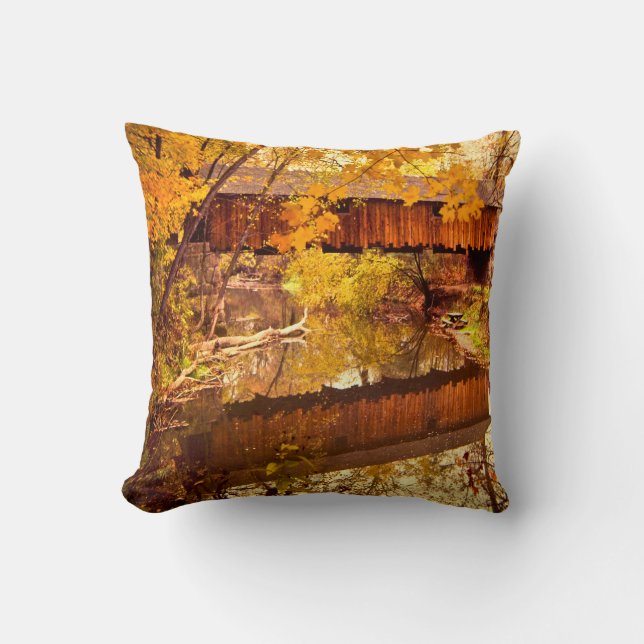 Woolslayer Covered Bridge Cushion (Front)
