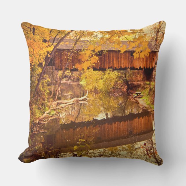 Woolslayer Covered Bridge Outdoor Cushion (Front)