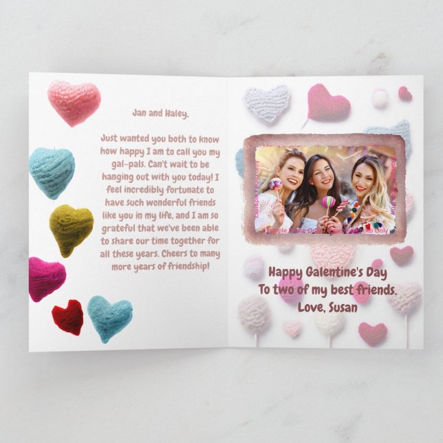 Wooly Galentine's Day Card  (Creator Uploaded)