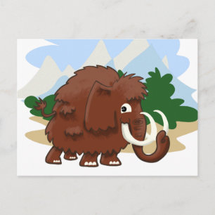Wooly Mammoth Postcard