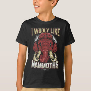 Wooly Mammoths Fan prehistoric Elephant Lover T-Shirt