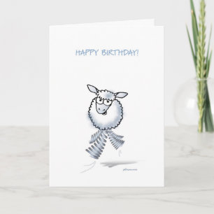Wooly, Wooly Happy Birthday! Card