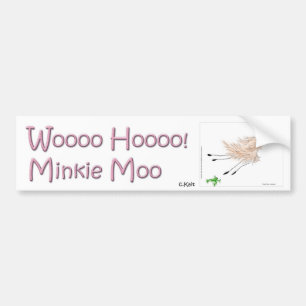 Wooo Hooo Minkie Moo Bumper Sticker