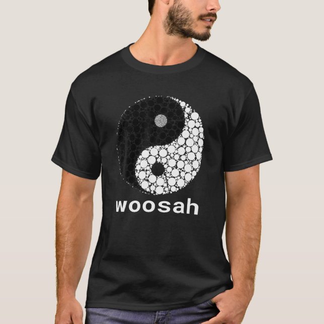 Woosah T Shirt Calm Yoga Exhale Shirt (Front)