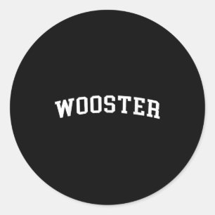 Wooster classic round sticker