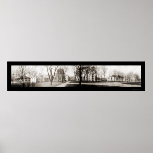 Wooster College OH Photo 1910 Poster