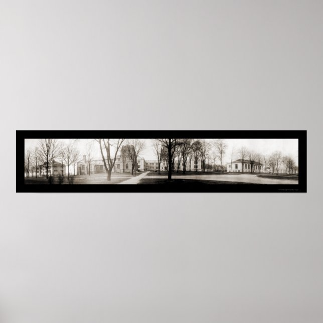 Wooster College OH Photo 1910 Poster (Front)