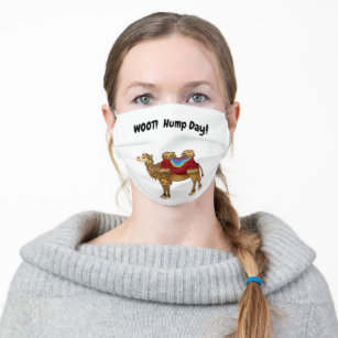 WOOT! Hump Day Camel Cloth Face Mask