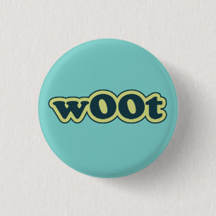 wOOt Lolcat Speak Flair Pinback Button